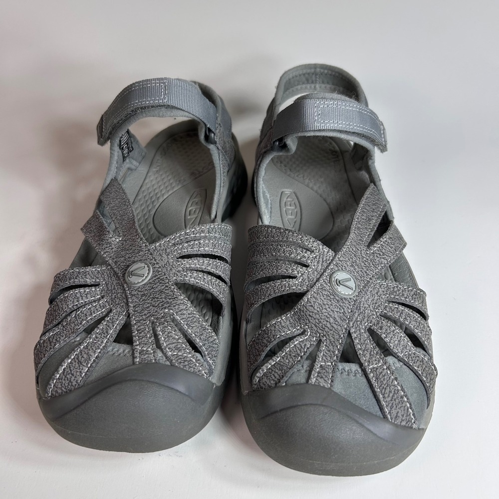 KEEN Rose Sandals Womens 10.5 Gray Hiking Trail Water Shoes Gorpcore Comfort - Picture 2 of 15